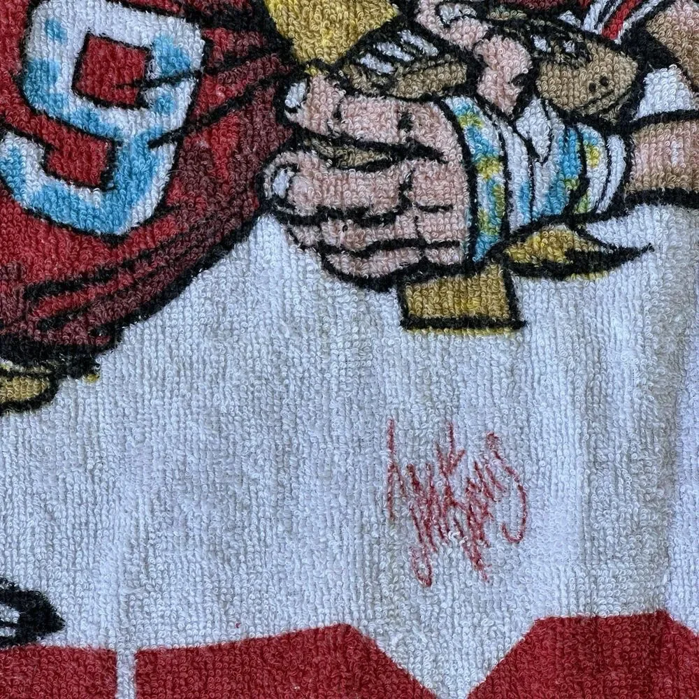 Vintage San Francisco 49ers Beach Towel Jack‎ Davis 1988 NFL Rare 58x28”